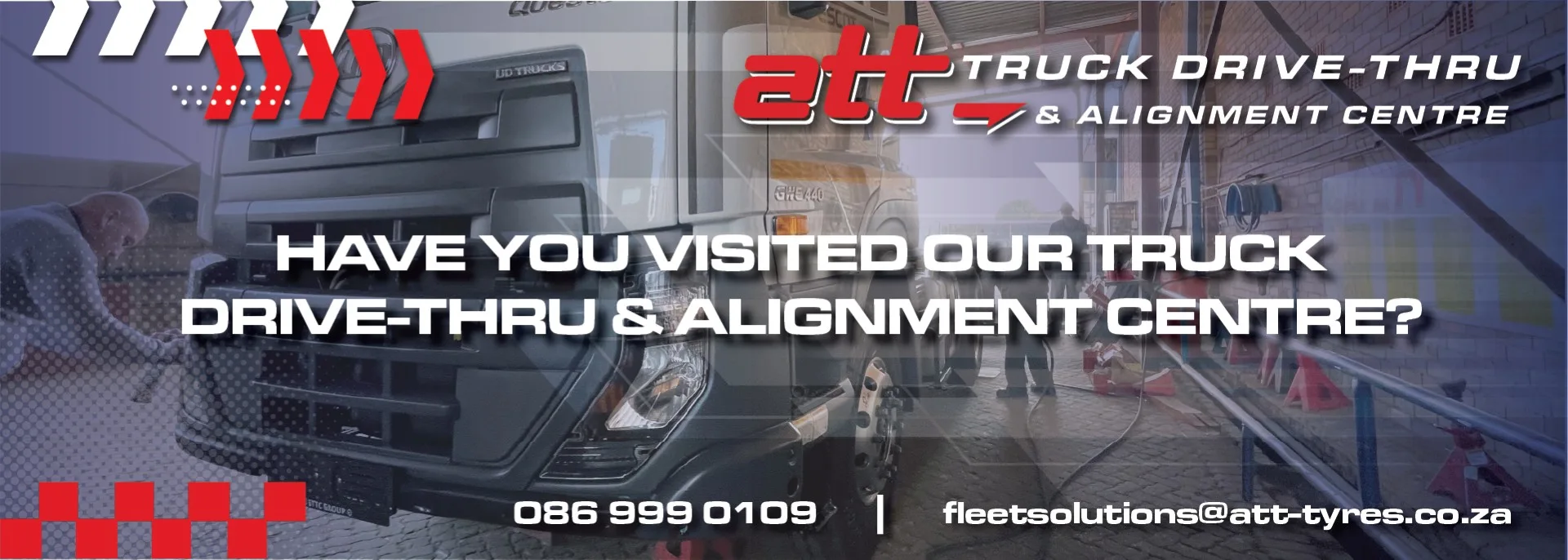 Truck-Drive thru website banner